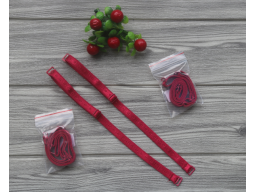 BỘ DÂY ÁO HOA THỊ - MÀU ĐỎ